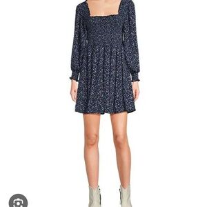 Coco & Jamieson Black and Silver mini dress